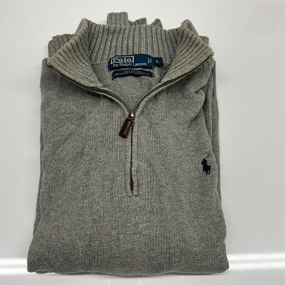 Authentic Polo by Ralph Lauren Grey Sweater